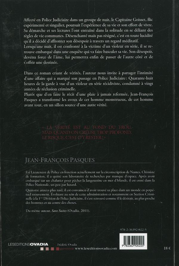 Quatrième de couverture de « LA BASCULE »