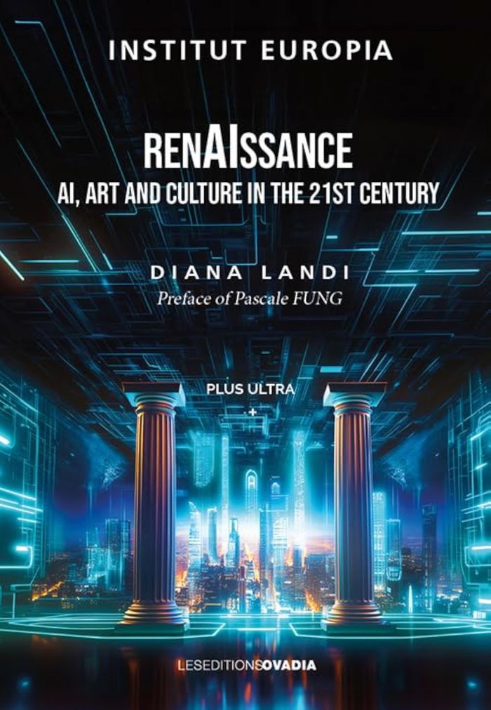 Couverture du livre « RenAIssance : AI, art and culture in the 21st Century » de Diana Landi, librairie Les Contes Infusés à Corte