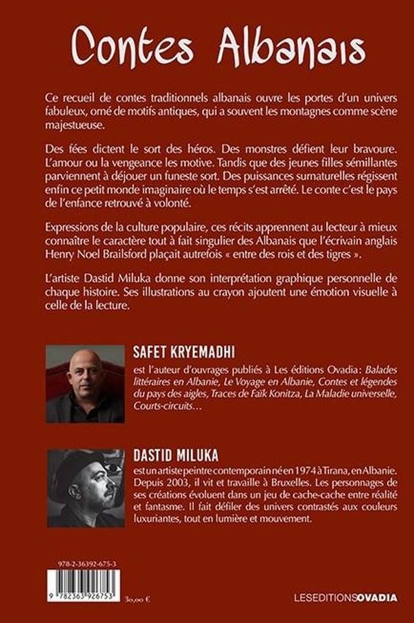 Quatrième de couverture de « Contes albanais »