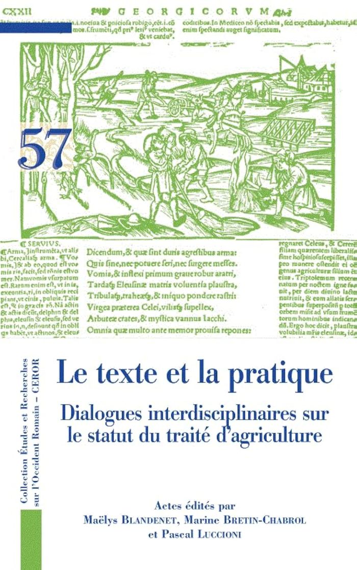 Couverture du livre « LE TEXTE ET LA PRATIQUE - DIALOGUES INTERDISCIPLINAIRES SUR LE STATUT DU TRAITE D'AGRICULTURE » de M. Blandenet, librairie Les Contes Infusés à Corte