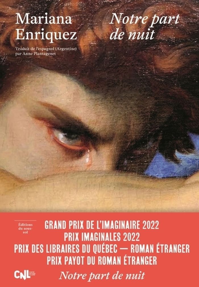Couverture du livre « Notre part de nuit », librairie Les Contes Infusés à Corte