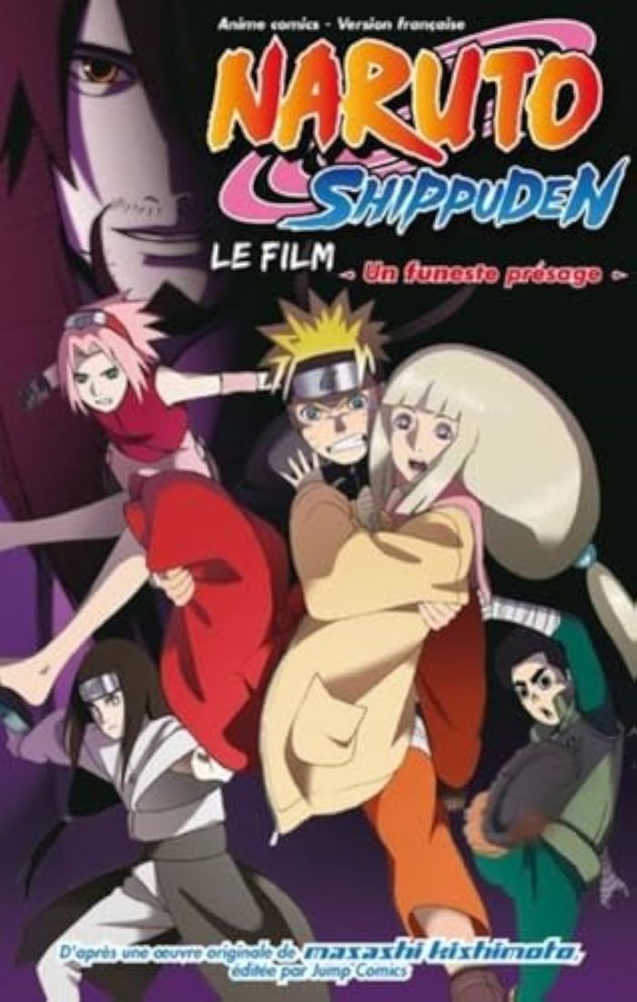 Couverture du livre « Un funeste présage » de d'après une oeuvre originale de Masashi Kishimoto, librairie Les Contes Infusés à Corte