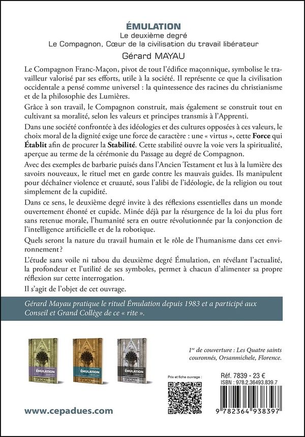 Quatrième de couverture de « Émulation : le deuxième degré »