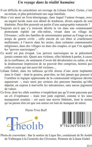 Quatrième de couverture de « VOLEURS D'AMES. ECLAIR BLEU SUR LE SENTIER DE LIQUE SER »
