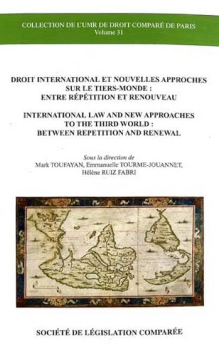 Couverture du livre « DROIT INTERNATIONAL ET NOUVELLES APPROCHES SUR LE TIERS-MONDE : ENTRE REPETITION - INTERNATIONAL LAW » de Ruiz-Fabri H. T M., librairie Les Contes Infusés à Corte