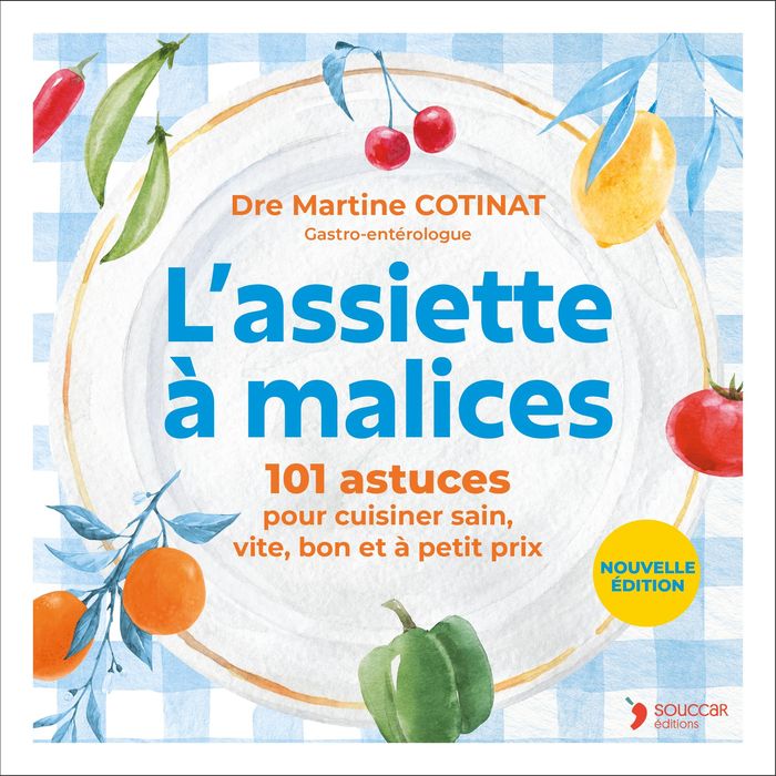 Couverture du livre « L'assiette à malices » de Martine Cotinat, librairie Les Contes Infusés à Corte