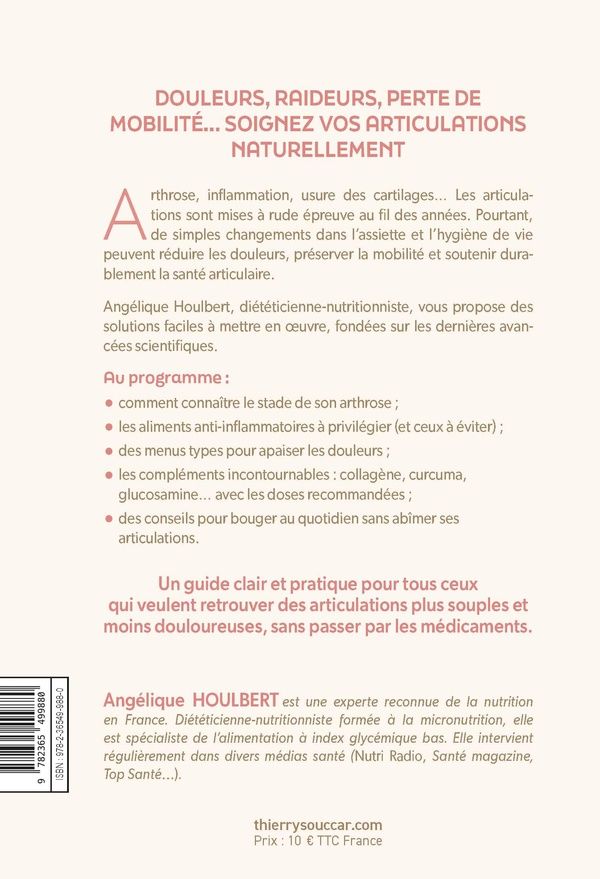 Quatrième de couverture de « Nutri arthrose »