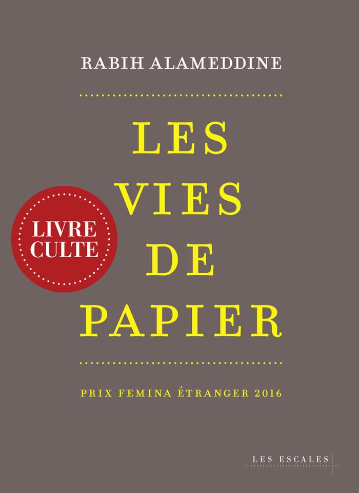 Couverture du livre « Les Vies de papier », librairie Les Contes Infusés à Corte