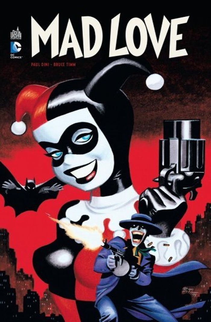 Couverture du livre « BATMAN MAD LOVE » de Dini/timm, librairie Les Contes Infusés à Corte