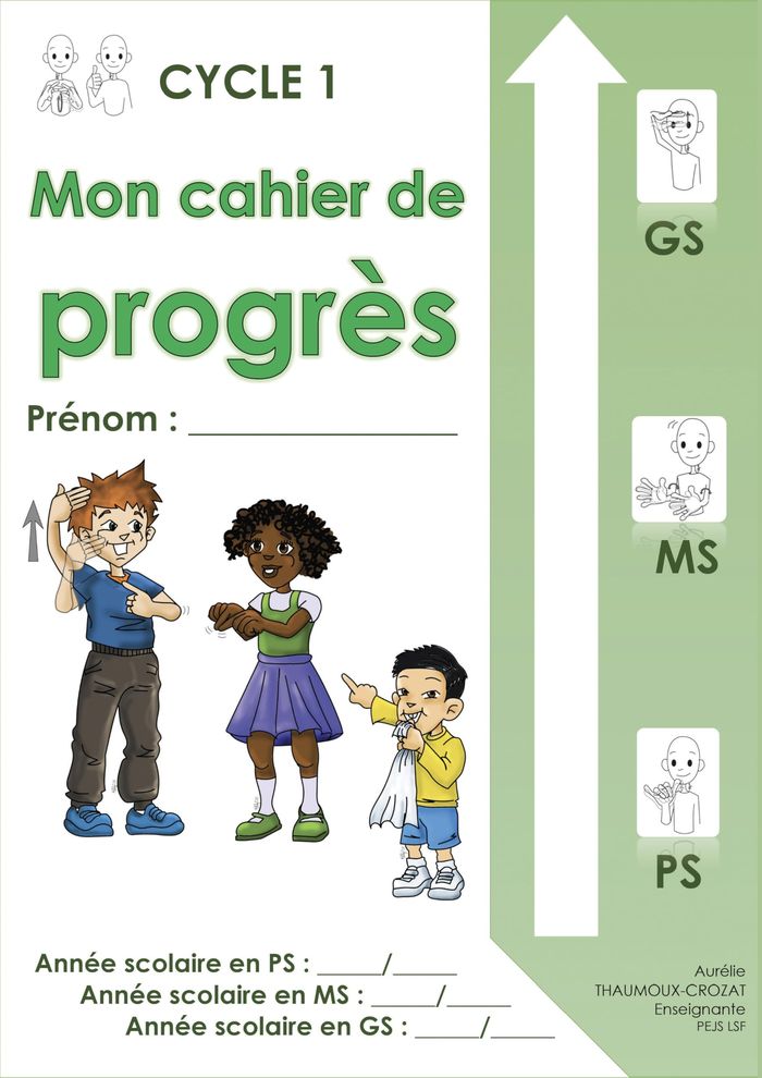 Couverture du livre « MON CAHIER DE PROGRES », librairie Les Contes Infusés à Corte