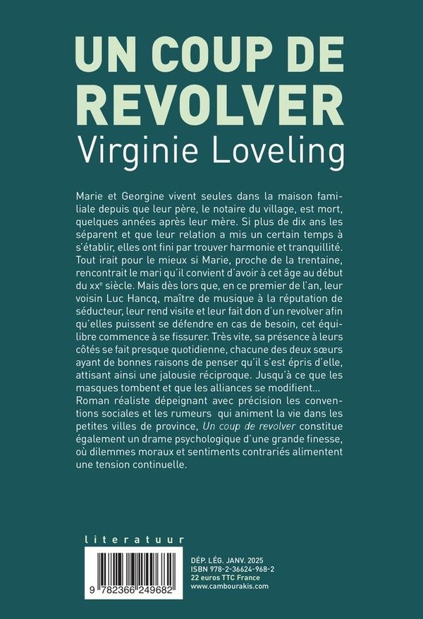 Quatrième de couverture de « Un coup de revolver »