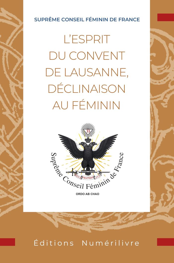Couverture du livre « L'esprit du convent de lausanne, déclinaison au féminin » de Collectif, librairie Les Contes Infusés à Corte
