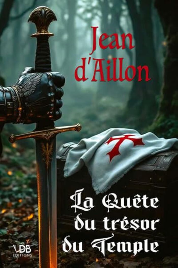 Couverture du livre « La quête du trésor du Temple » de Jean d' Aillon, librairie Les Contes Infusés à Corte