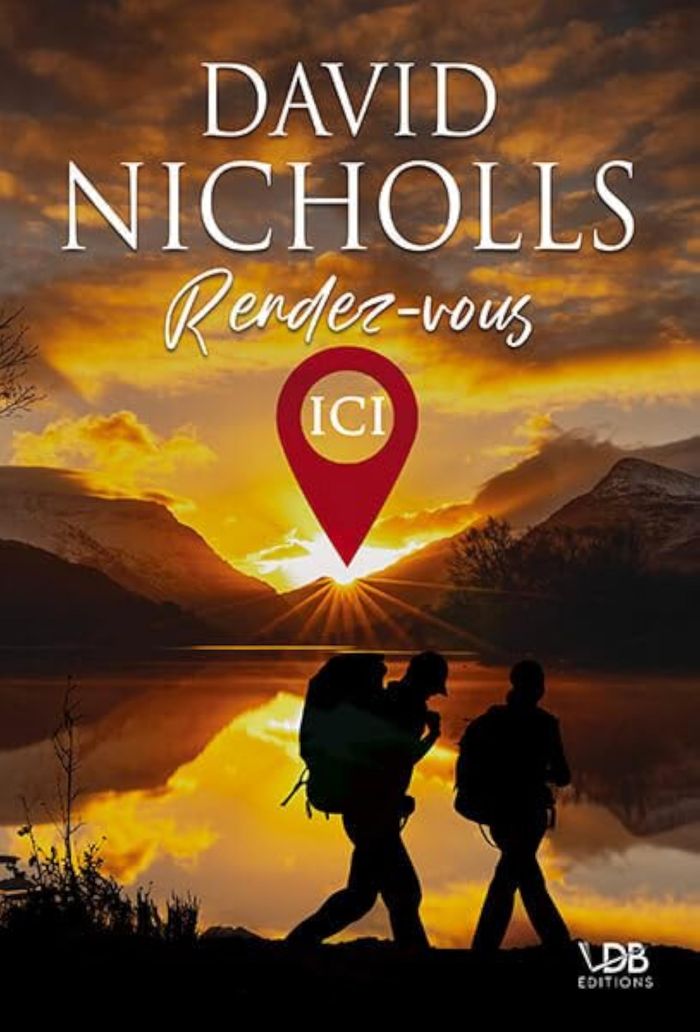 Couverture du livre « Rendez-vous ici » de David Nicholls, librairie Les Contes Infusés à Corte
