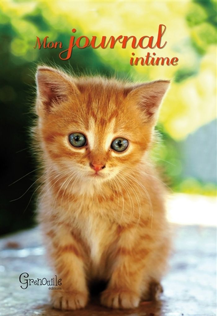 Couverture du livre « MON JOURNAL INTIME CHAT » de Rober Vincent, librairie Les Contes Infusés à Corte