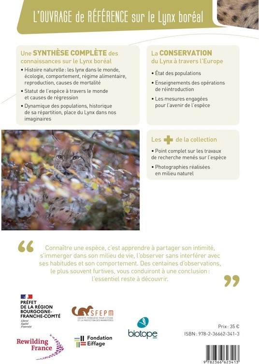 Quatrième de couverture de « LE LYNX BOREAL »