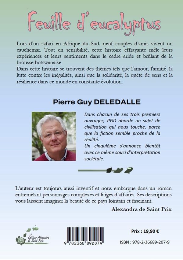 Quatrième de couverture de « Feuille d'eucalyptus : roman »