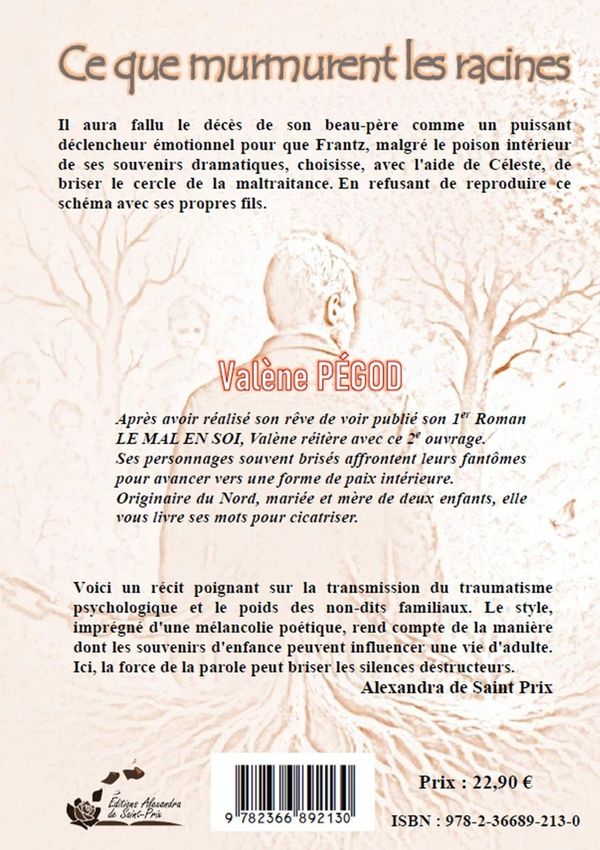Quatrième de couverture de « Ce que murmurent les racines »