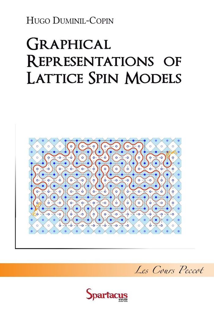 Couverture du livre « GRAPHICAL REPRESENTATIONS OF LATTICE SPIN MODELS - COURS PECCOT, COLLEGE DE FRANCE : JANVIER-FEVRIER », librairie Les Contes Infusés à Corte