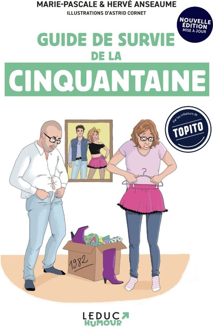 Couverture du livre « Guide de survie de la cinquantaine », librairie Les Contes Infusés à Corte