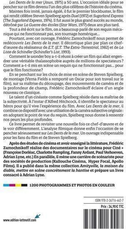 Quatrième de couverture de « "Les dents de la mer" : ou l'art du subjectif »