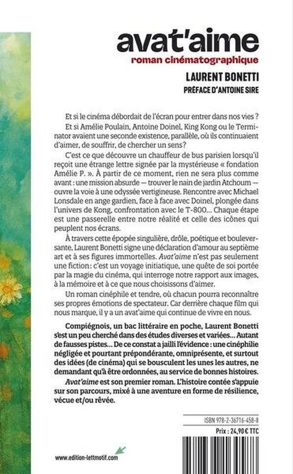 Quatrième de couverture de « Avat'aime »