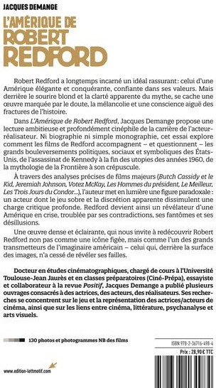 Quatrième de couverture de « L'Amérique de Robert Redford »