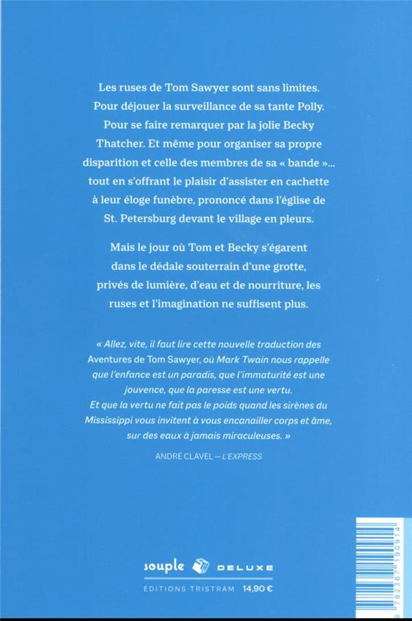 Quatrième de couverture de « Les aventures de Tom Sawyer »