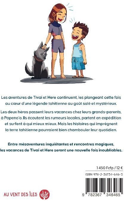 Quatrième de couverture de « La légende cachée sous les vagues »