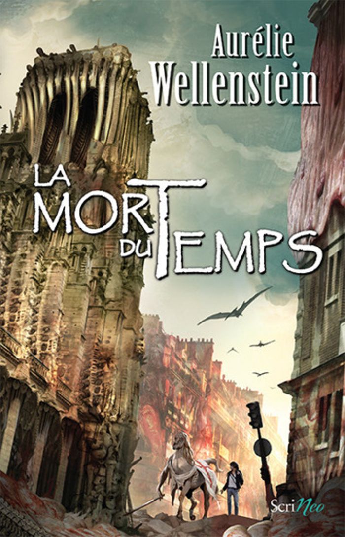 Couverture du livre « La mort du temps » de Aurélie Wellenstein, librairie Les Contes Infusés à Corte