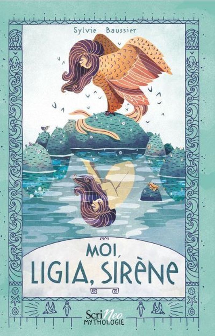 Couverture du livre « Moi, Ligia, sirène » de Sylvie Baussier, librairie Les Contes Infusés à Corte