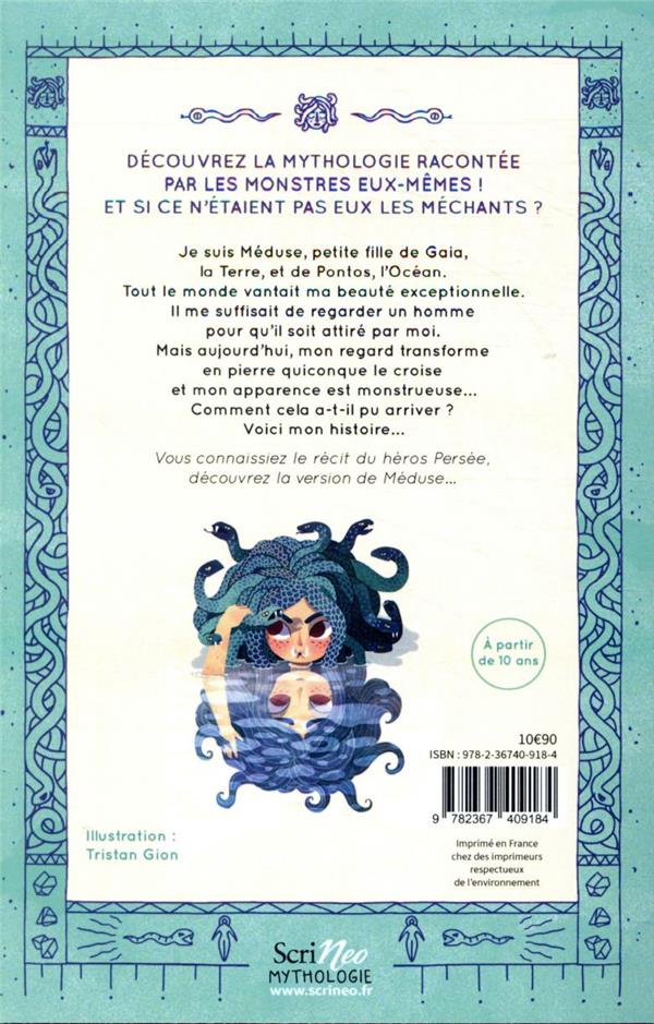 Quatrième de couverture de « MOI, MEDUSE »