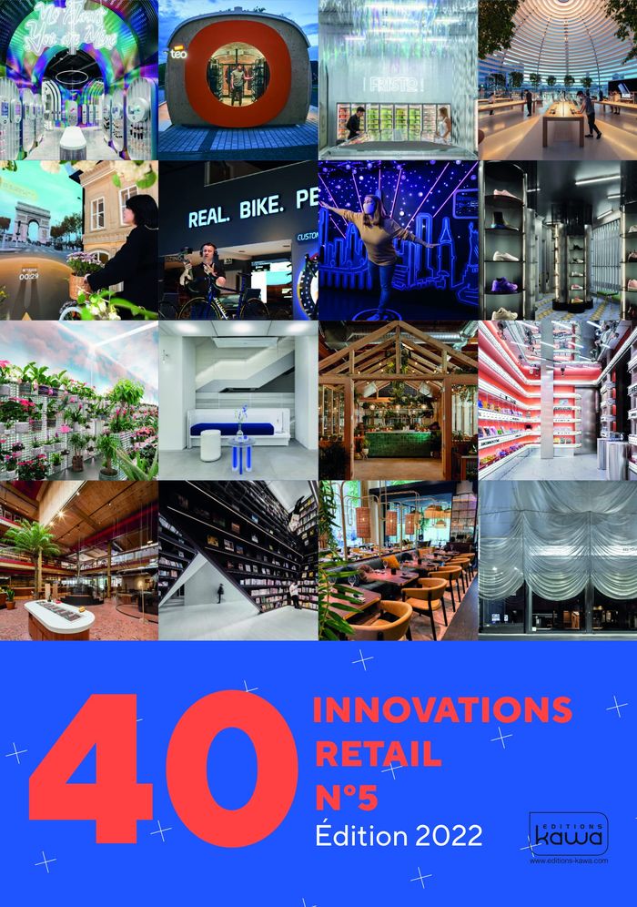 Couverture du livre « 40 INNOVATIONS RETAIL NO.5 - EDITION 2022 » de Rodolphe Bonnasse, librairie Les Contes Infusés à Corte