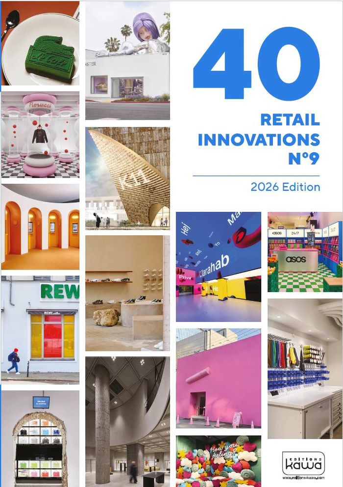 Couverture du livre « 40 RETAIL INNOVATIONS NO.9 2026 EDITION » de Rodolphe Bonnasse, librairie Les Contes Infusés à Corte