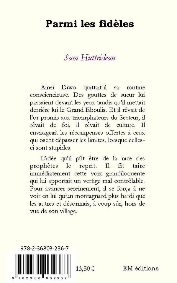 Quatrième de couverture de « PARMI LES FIDELES »