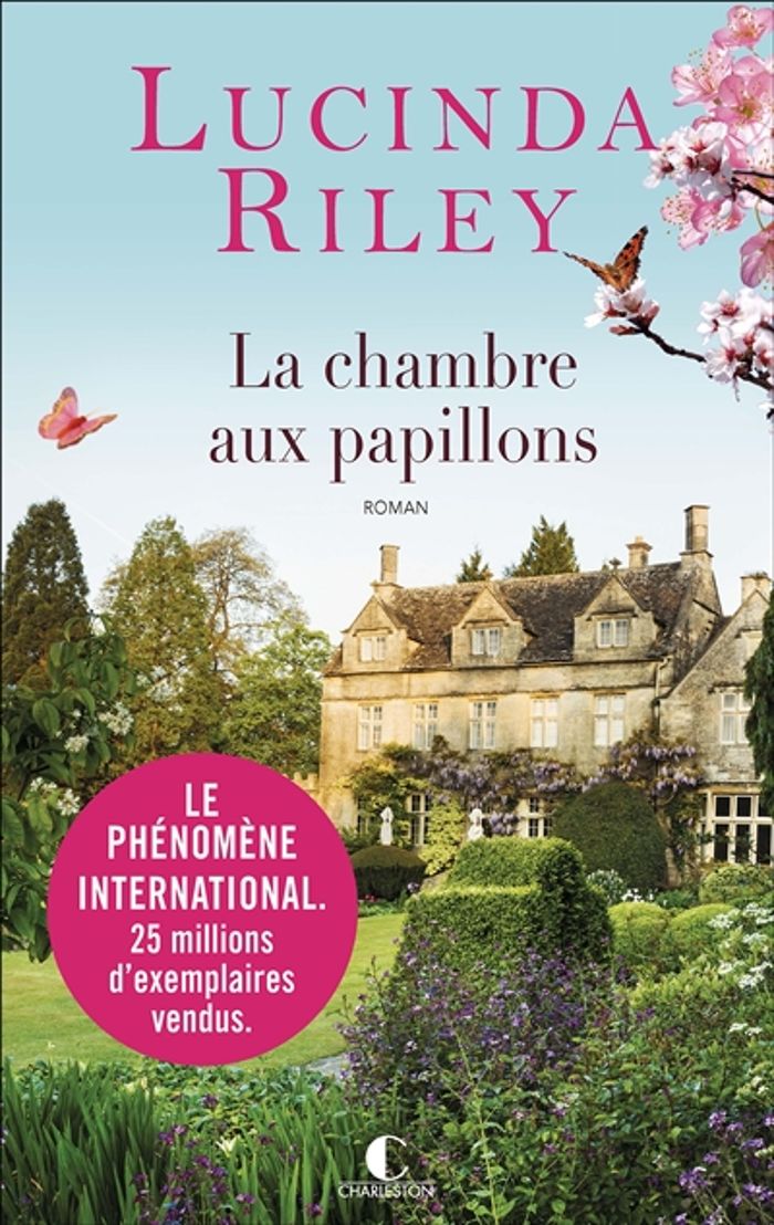 Couverture du livre « La chambre aux papillons : roman » de Lucinda Riley, librairie Les Contes Infusés à Corte