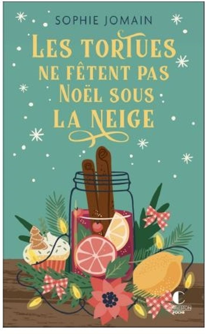 Couverture du livre « Les tortues ne fêtent pas Noël sous la neige : roman » de Sophie Jomain, librairie Les Contes Infusés à Corte
