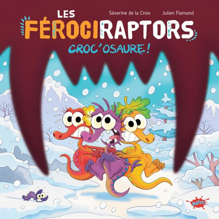 Couverture du livre « Croc'osaure ! » de Séverine de La Croix, librairie Les Contes Infusés à Corte