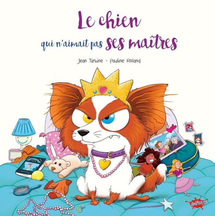 Couverture du livre « LE CHIEN QUI N'AIMAIT PAS SES MAITRES », librairie Les Contes Infusés à Corte