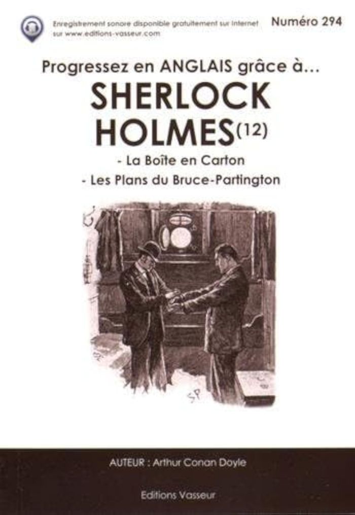 Couverture du livre « La boîte en carton » de Arthur Conan Doyle, librairie Les Contes Infusés à Corte