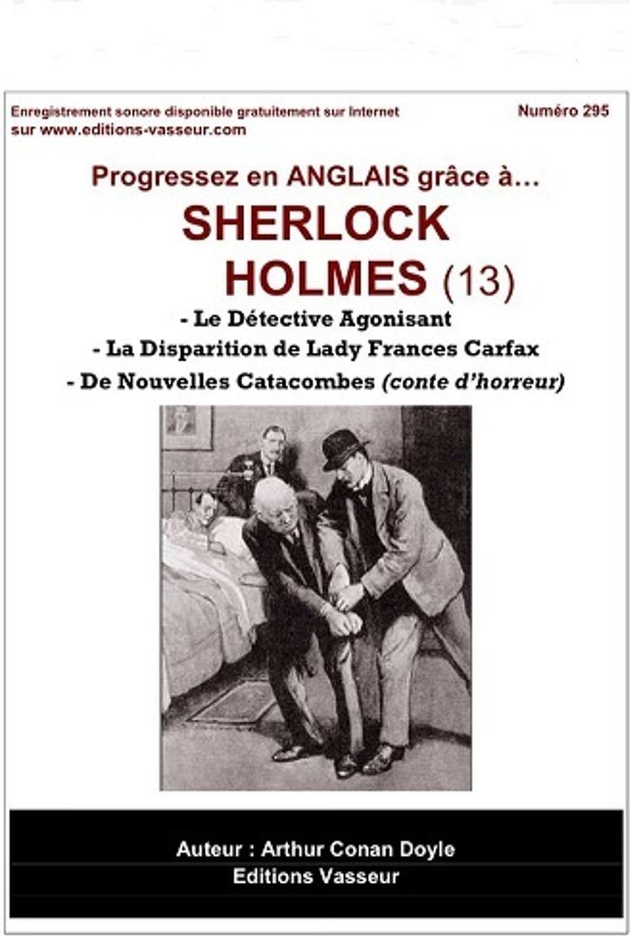 Couverture du livre « Le détective agonisant : conte de terreur » de Arthur Conan Doyle, librairie Les Contes Infusés à Corte