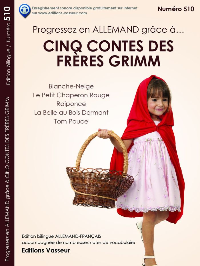 Couverture du livre « Cinq contes des Frères Grimm » de Stefan Zweig, librairie Les Contes Infusés à Corte