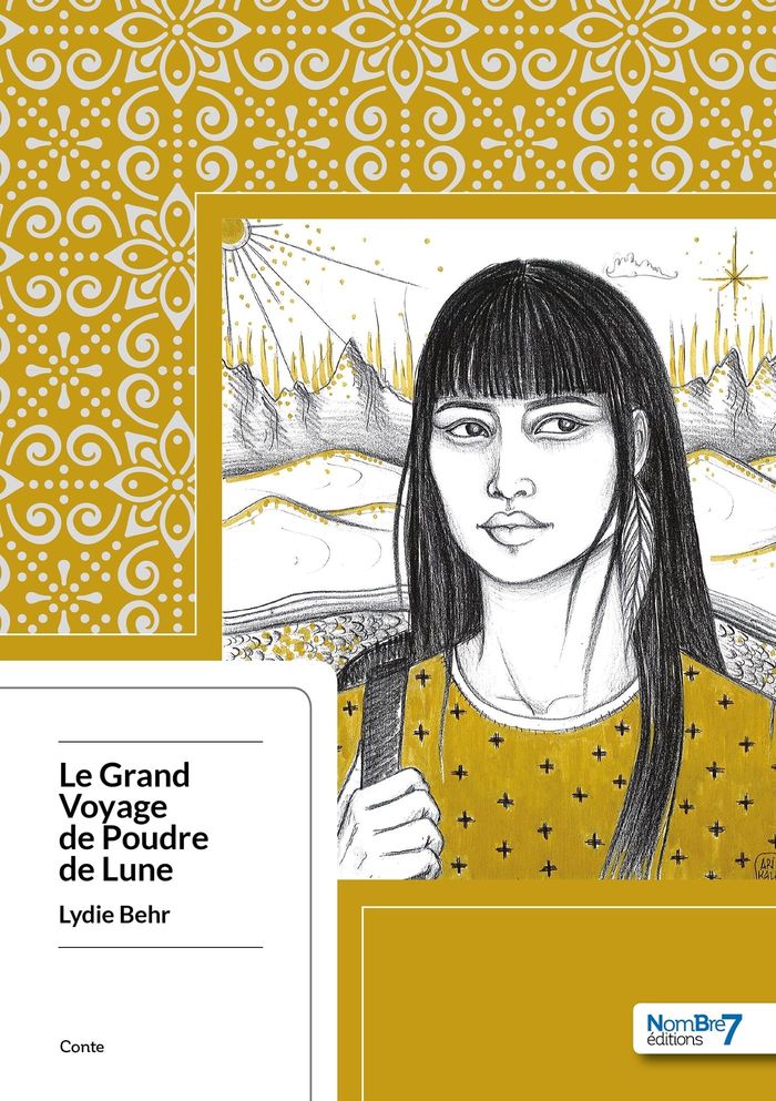 Couverture du livre « LE GRAND VOYAGE DE POUDRE DE LUNE » de Lydie Behr, librairie Les Contes Infusés à Corte