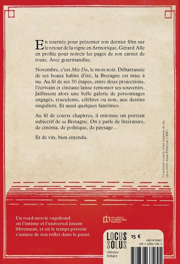 Quatrième de couverture de « C'est ma tournée : Carnets de route »