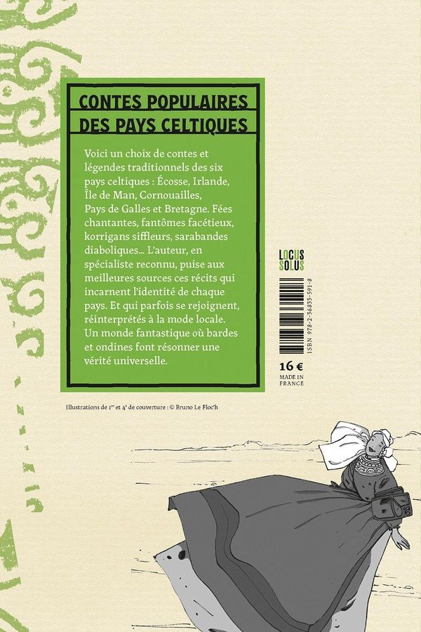 Quatrième de couverture de « Contes populaires des pays celtiques »