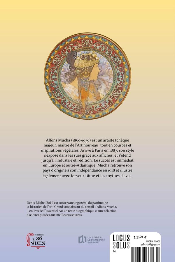 Quatrième de couverture de « Alfons Mucha : Modern style »