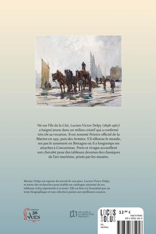 Quatrième de couverture de « Lucien-Victor Delpy : une vocation maritime »