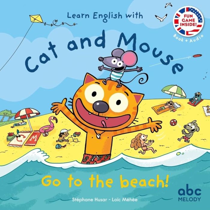 Couverture du livre « Go to the beach ! » de Stéphane Husar, librairie Les Contes Infusés à Corte