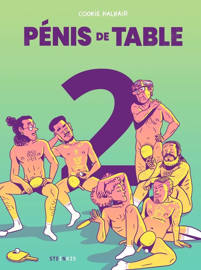 Couverture du livre « Pénis de table » de Cookie Kalkair, librairie Les Contes Infusés à Corte