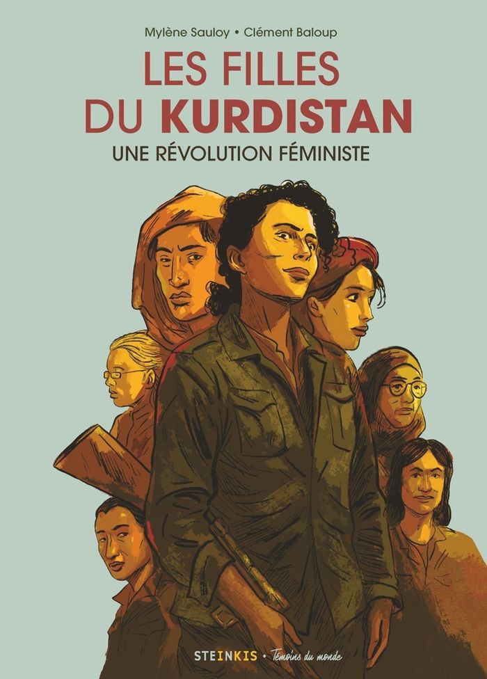Couverture du livre « LES FILLES DU KURDISTAN - UNE REVOLUTION FEMINISTE - NOUVELLE EDITION », librairie Les Contes Infusés à Corte